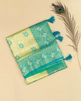 SC4578 - Tissue Silk Saree With Meena Butta